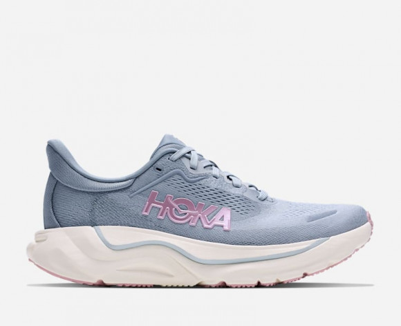 HOKA Women's Arahi 9 Road Running Shoes in Mineral Blue/Washed Blue - 1179197-MBLW