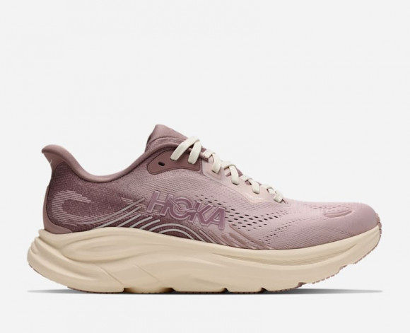 HOKA Women's Clifton 11 Road Running Shoes in Pink Opal/Quartzite - 1179199-PQR