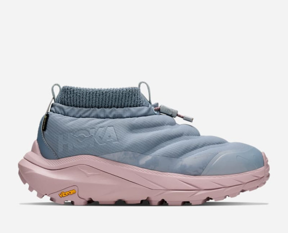 HOKA Women's Kaha 2 Frost Moc GORE-TEX Lifestyle Shoes in Washed Blue/Pink Opal - 1179205-WNKP