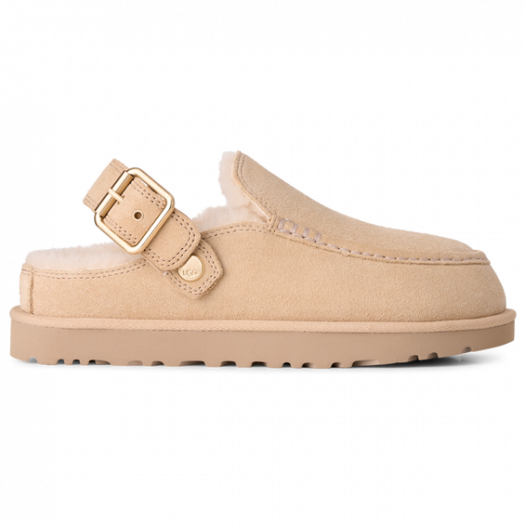 UGG Clog Women Flip-Flops and Sandals - Beige - Size 3 - Leather - 1180251-SNDC