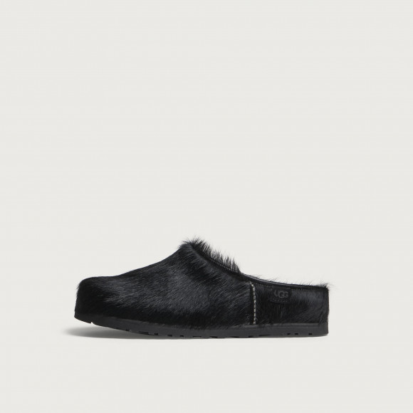 UGG Women's Otzo Calf Hair Clog in Black - 1180345-BLK