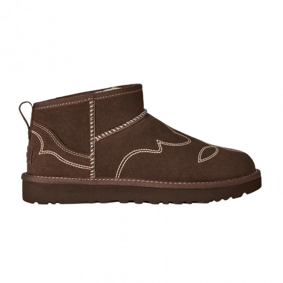 UGG Wmns Classic Ultra Mini Western 'Burnt Cedar' | Brown | Women's Size 7 - 1180628-BCDR