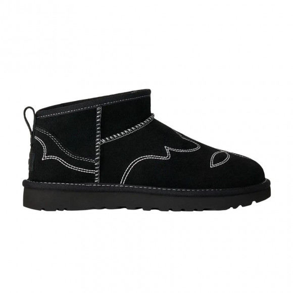 UGG Wmns Classic Ultra Mini Western 'Black' | Women's Size 6 - 1180628-BLK