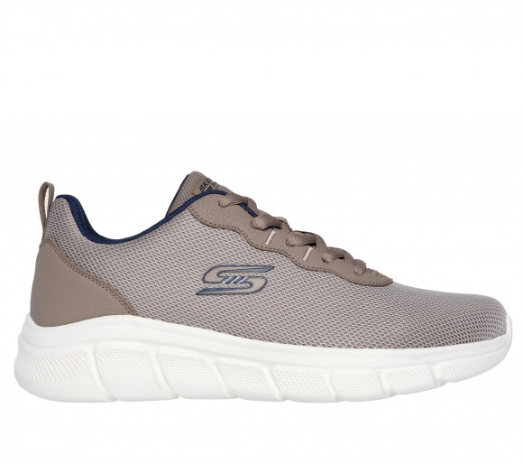 Skechers Men's BOBS Sport B Flex - Icy Edge Sneaker in Taupe - 118109