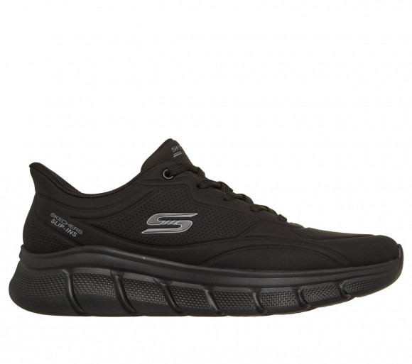 Skechers Men's Slip-ins: BOBS Sport B Flex - Smooth Edge Sneaker in Black - 118116