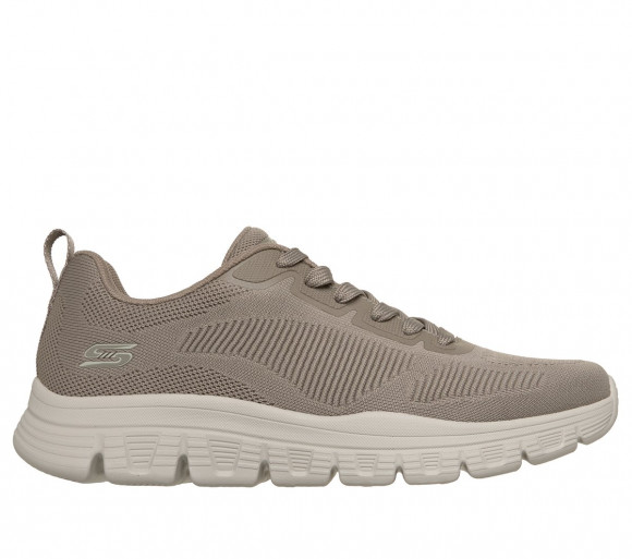 Skechers Men's BOBS Sport B Lite Sneaker in Dark Taupe - 118205