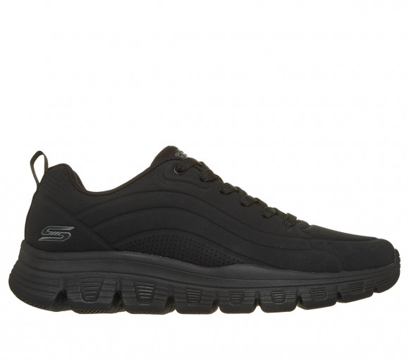 Skechers Men's BOBS Sport B Lite - Contour Flow Sneaker in Black - 118206