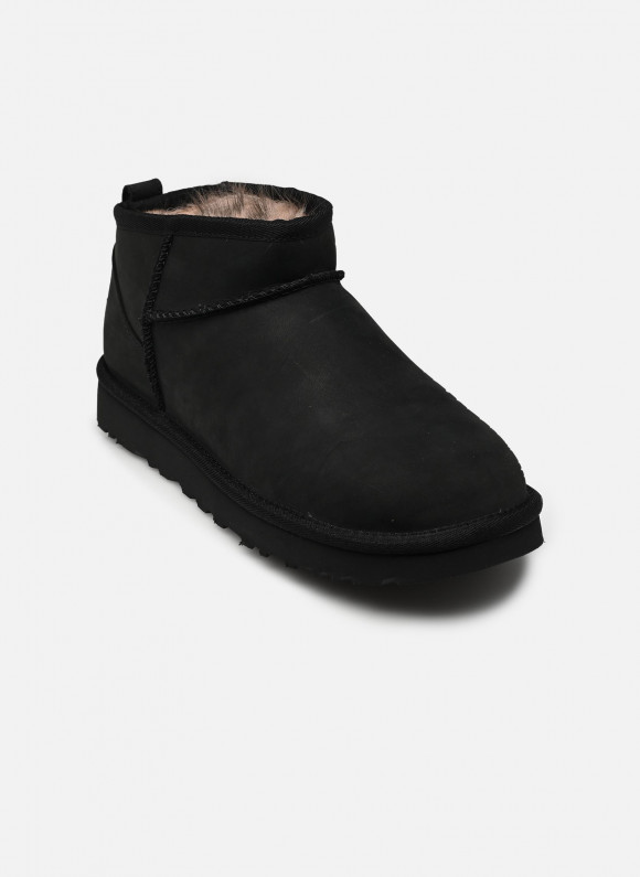 UGG W Classic Ultra Mini Nubuck pour - 1184556-BLK