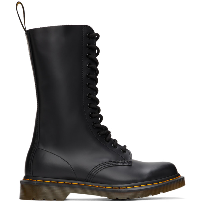 Dr. Martens Black Smooth 1914 Boots - 11855001