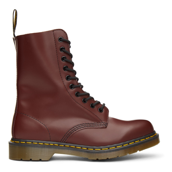 Dr. Martens Red 1490 Boots - 11857600