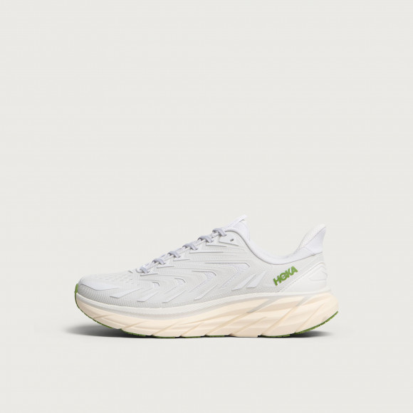 HOKA Clifton UTL Chaussures en Cosmic Grey/Cilantro | Lifestyle - 1186950-CCLN