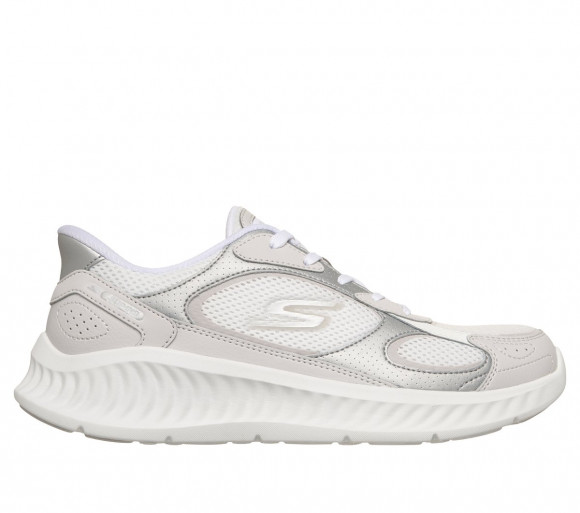 Skechers Women's Slip-ins: GO WALK Now - Aura Sneaker in Silver - 125662