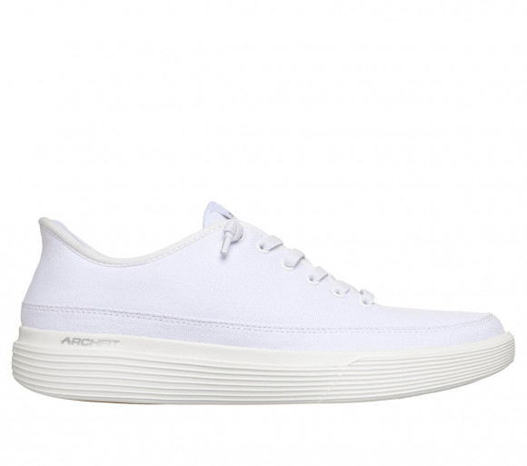 Skechers Donna Slip-ins: GO WALK Commuter - Berlin Sneaker in Bianco, Taglia 35, Vegan, Lavabile in lavatrice , Arch Fit - 126093