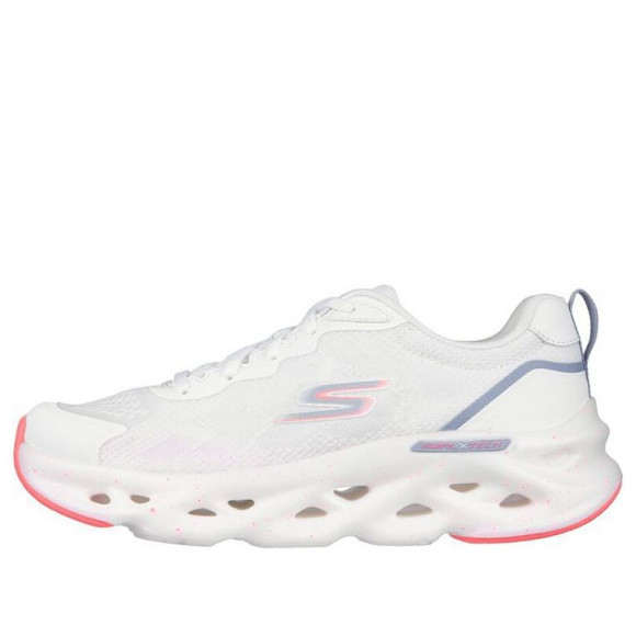 Skechers (WMNS) Go Run Swirl Tech WHITE Marathon Running Shoes 128794-WBLP - 128794-WBLP