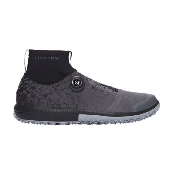 Under Armour Fat Tire Ascent Mid BOA 'Grey Black' | Men's Size 10 - 1289139-076
