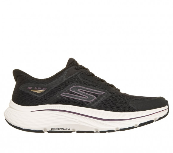 Skechers Women's Slip-ins: GO RUN Consistent 3 Sneaker in Black | Textile/Synthetic - 129050