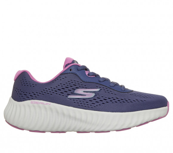 Skechers Women's GO RUN Now - Lightdrive Sneaker in Navy Blue/Purple - 129365