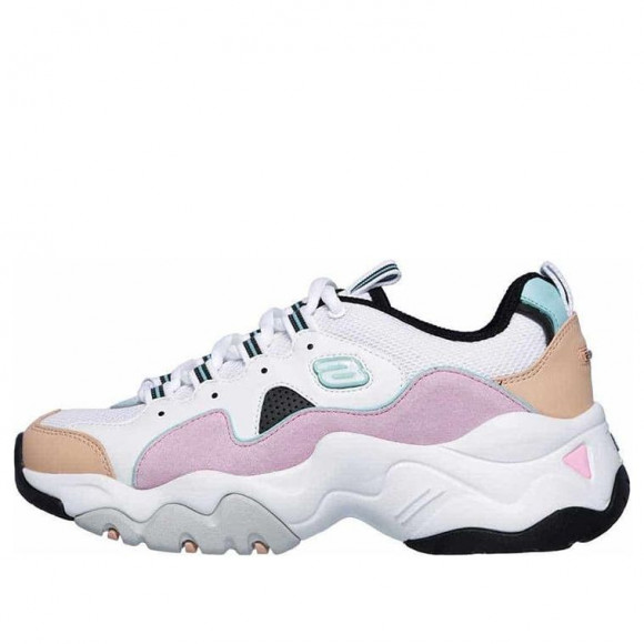 Skechers (WMNS) D'Lites 3.0 WHITE/PINK Chunky Shoes 12955-WPKB - 12955-WPKB
