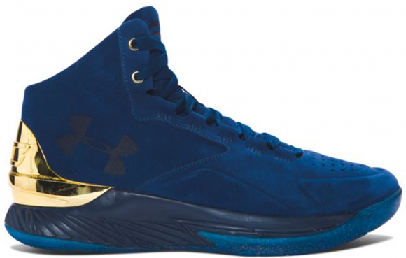 Under Armour Curry 1 Mid Lux Blackout Navy - 1296617-997
