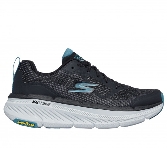 Skechers Women's Max Cushioning Premier 2.0 - Hillsborough Sneaker in Black/Teal - 129700