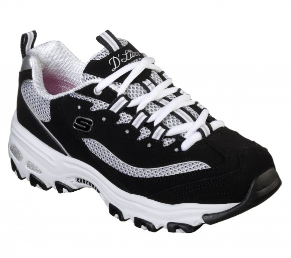 Skechers D'Lites - Roam Around Sneaker CM Zwart/Wit, Maat 37 - 13150
