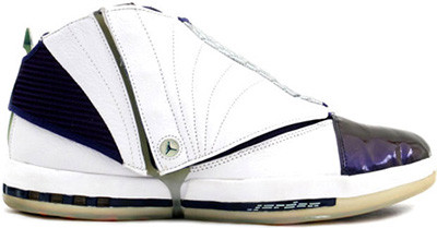 Air Jordan Nike AJ XVI 16 OG White Midnight Navy - 136059-141