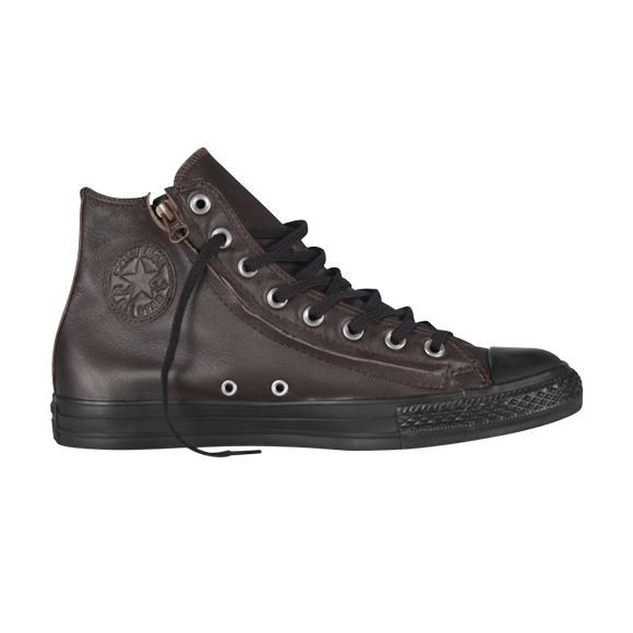 Converse Chuck Taylor All Star Double Zip Leather Hi 'Mole' | Brown | Kid's Size 6.5 - 140002