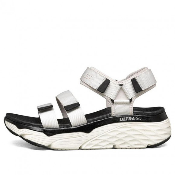 (WMNS) Skechers Max Cushioning Sandals White
