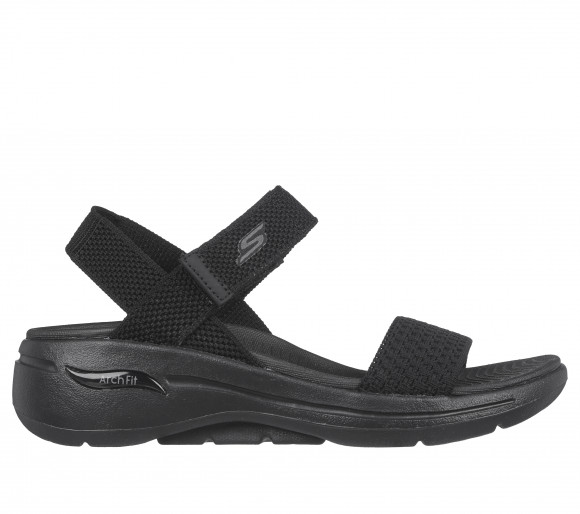 Skechers Women's GO WALK Arch Fit Sandal - Polished Sandals in Black - 140264