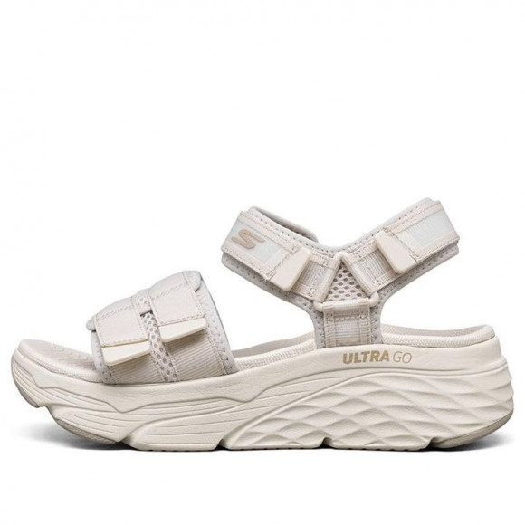 (WMNS) Skechers Max Cushioning Sandals Creamy - 140424-NAT
