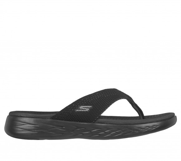 Skechers Women's On-the-GO 600 - Flourish Sandals in Black/Gray - 140703