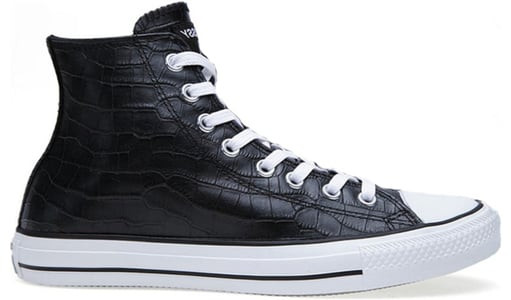 Converse Stussy x Chuck Taylor All Star Hi 'Black' Black/Black Canvas Shoes/Sneakers 141087C - 141087C