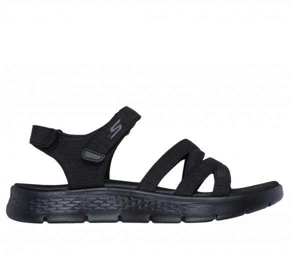 Skechers Women's GO WALK FLEX Sandal - Sunshine Sandals in Black - 141450