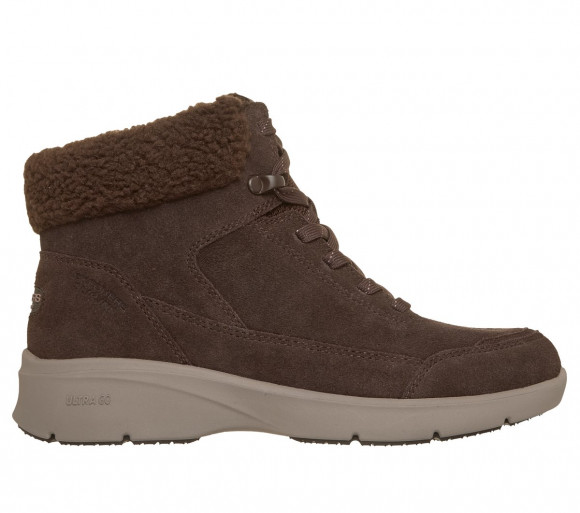 Skechers Slip-ins Waterproof: Glacial Ultimate - Trail Days Shoes in Braun - 144053