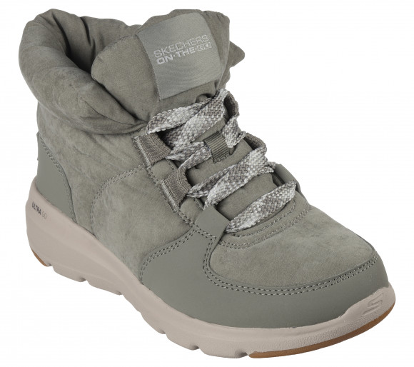 Skechers Women's On-the-GO Glacial Ultra - Trend Up Boots in Olive - 144194