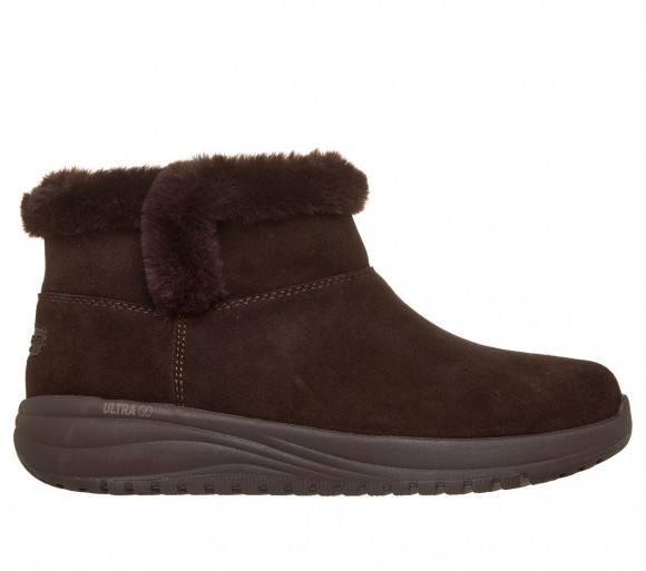 Skechers Women's Waterproof Relaxed Fit: On-The-GO Stellar - Cosy Step Boots in Dark Taupe - 144745