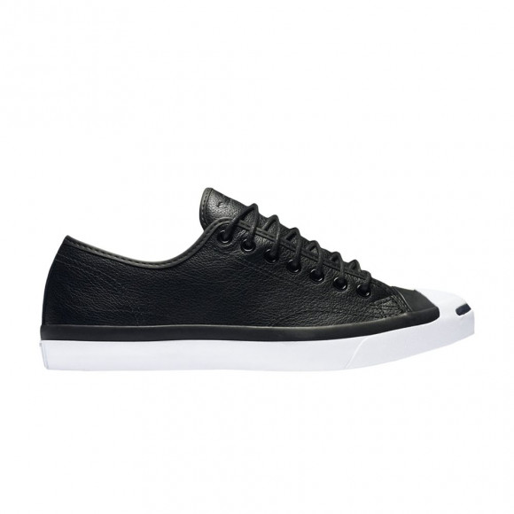 Converse Jack Purcell Tumbled Leather Low 'Black' | Men's Size 11 - 147574C