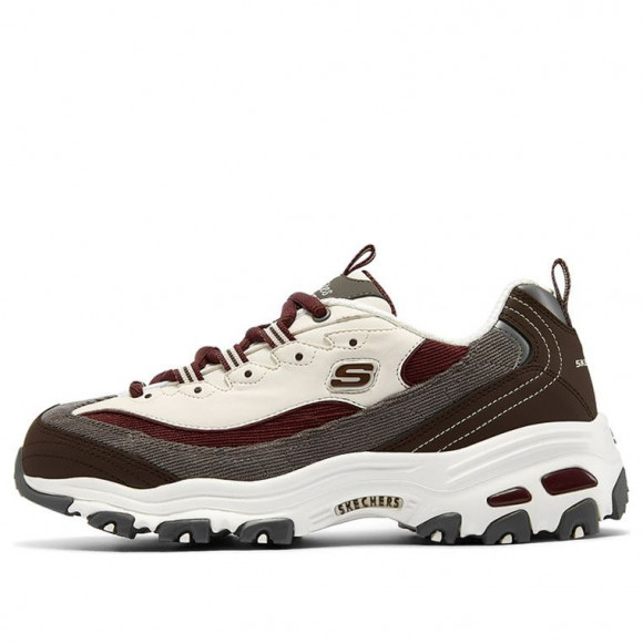 seco Método Dalset BUGY - Skechers Dyna Air Trainers Mens - Skechers (WMNS) D'Lites 1.0 WINE  RED/BROWN Chunky Shoes 149906