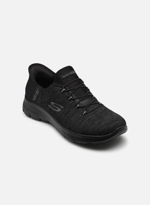 Chaussures de sport Skechers TREMBLER SLIP INS - SUMMITS - DAZZLING HAZE pour  Femme - 149937/BBK