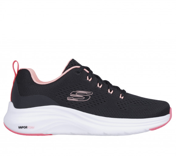 Skechers Women's Vapor Foam - Fresh Trend Sneaker in Black/Pink - 150024