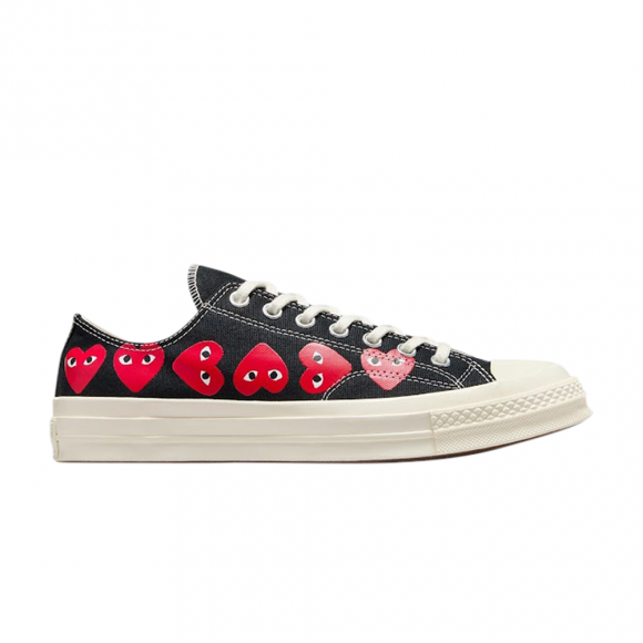 Comme des Garçons PLAY x Chuck 70 Low 'Multi Heart - Black' - 150210C