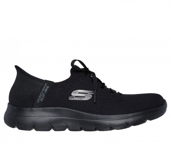 Skechers Women's Slip-ins: Summits - New Daily Sneaker in Black - 150263