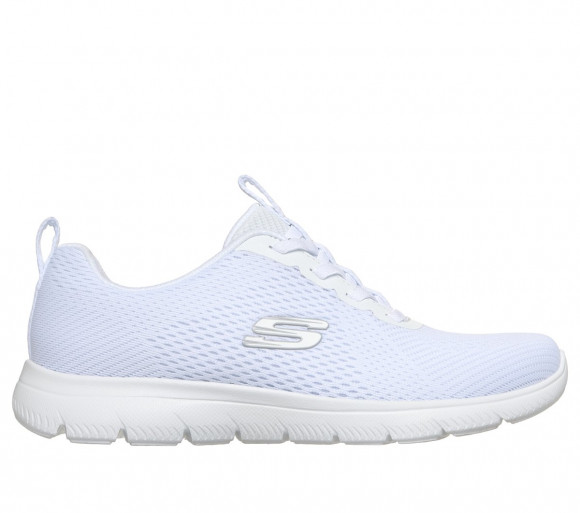 Skechers Women's Summits - Fresh Vision Sneaker in White - 150344
