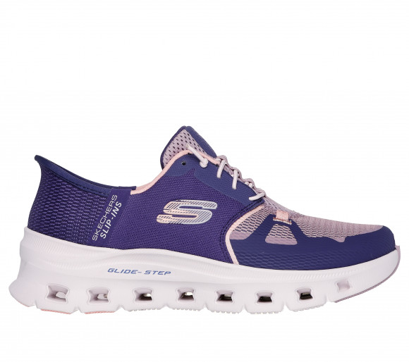 Skechers Women's Slip-ins: Glide-Step Pro Sneaker in Purple/Coral - 150420