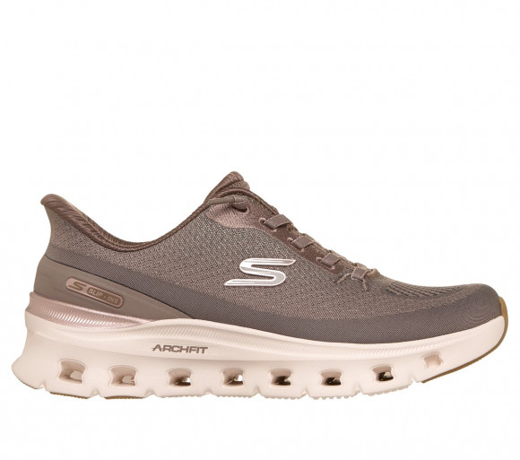 Skechers Women's Slip-ins: Arch Fit Glide-Step Pro - Golden Pace Sneaker in Chocolate - 150732