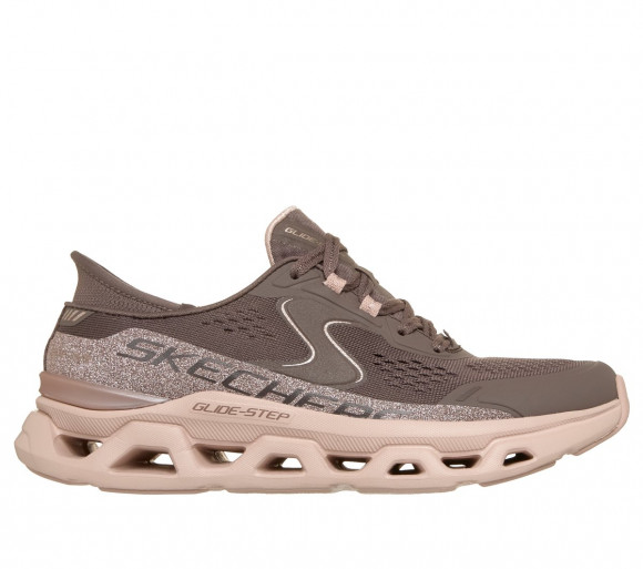 Skechers Women's Slip-ins: Glide-Step Altus - Celestial Shine Sneaker in Chocolate - 150747