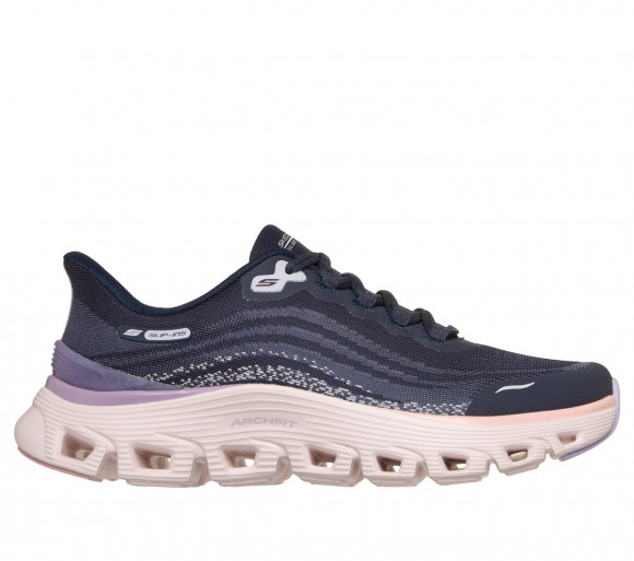 Skechers Women's Slip-ins: Arch Fit Glide-Step Wave Sneaker in Navy Blue - 150760