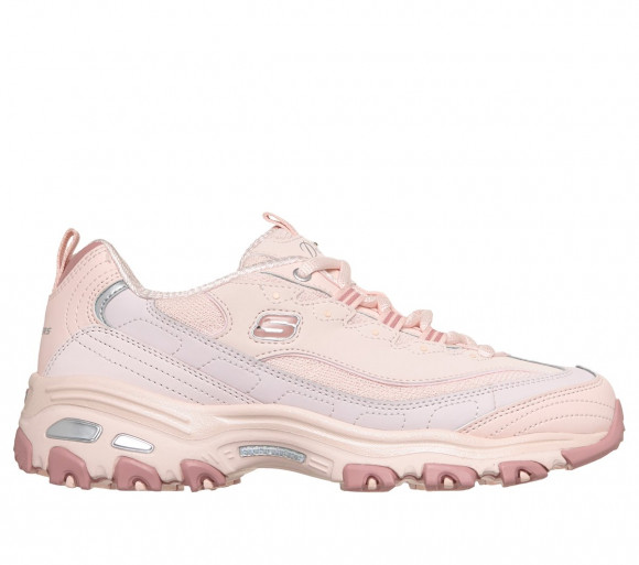 Skechers Women's D'Lites - Sweet Blush Sneaker in Blush Pink - 150869