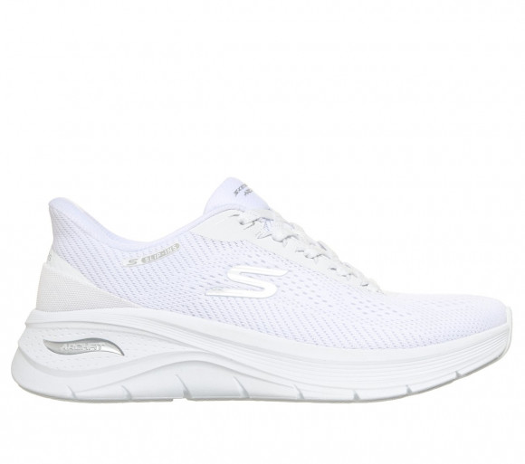 Skechers Women's Slip-ins: Arch Fit 3.0 - True Step Sneaker in White | Textile/Synthetic - 150887