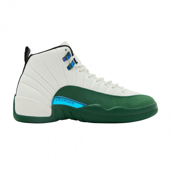 Air Jordan 12 Retro GS 'Bucks' | White | Kid's Size 6.5 - 153265-103